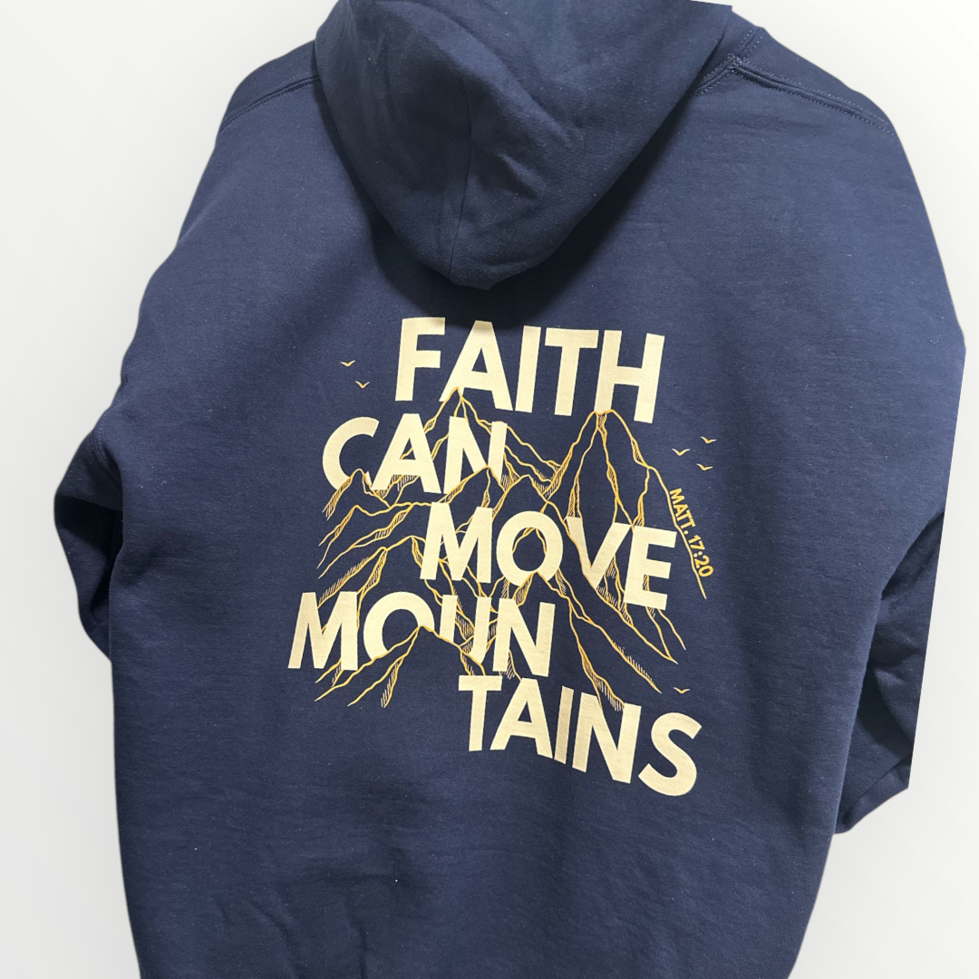 Faith can move mountain Soft style Hooded Sweatshirt
