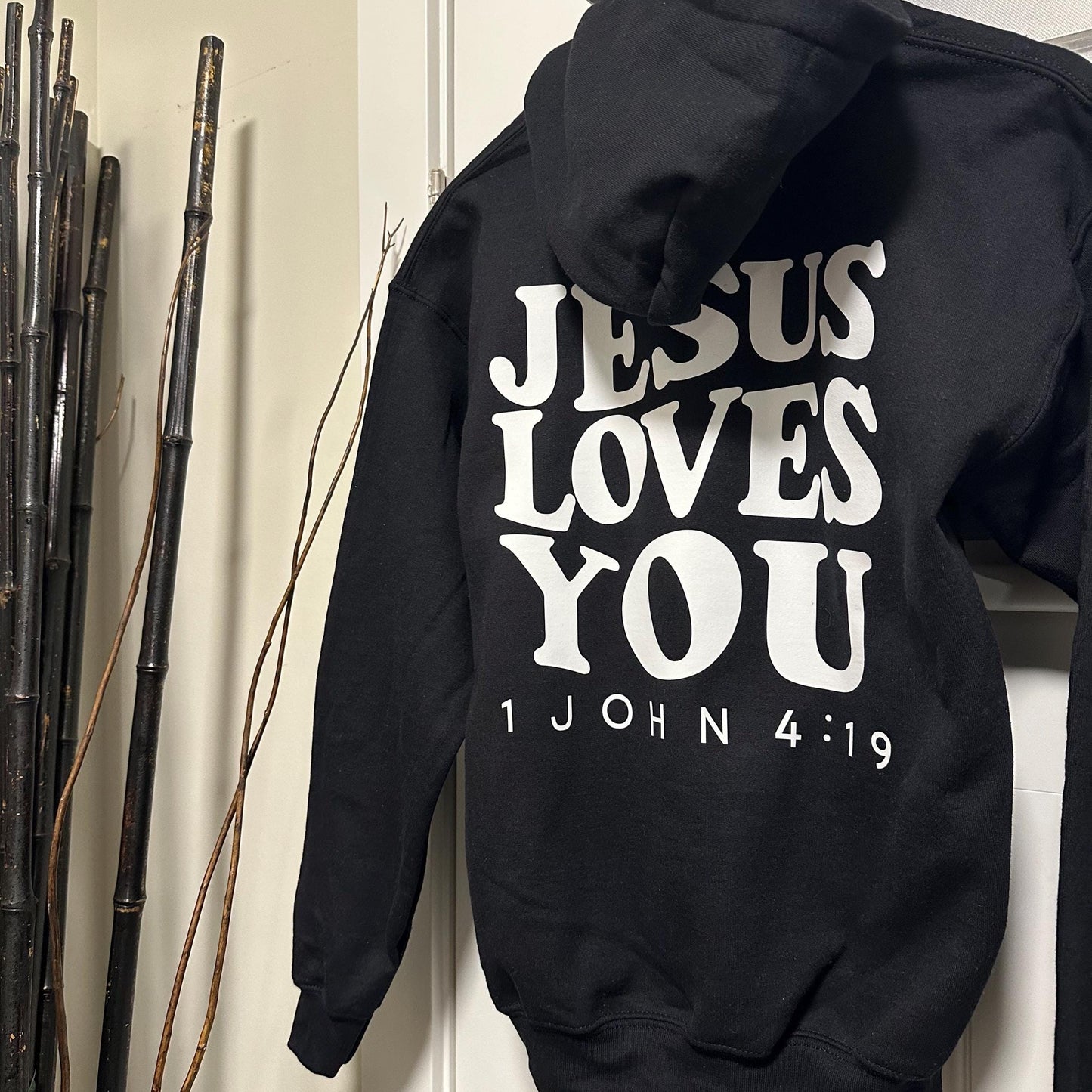 “Jesus Loves You" Hooded Sweatshirt