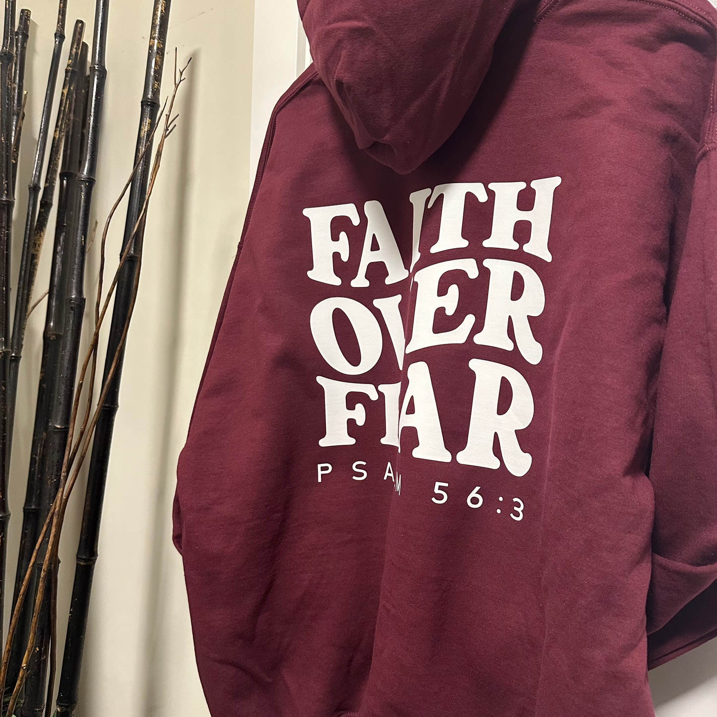 “Faith over fear" Hooded Sweatshirt