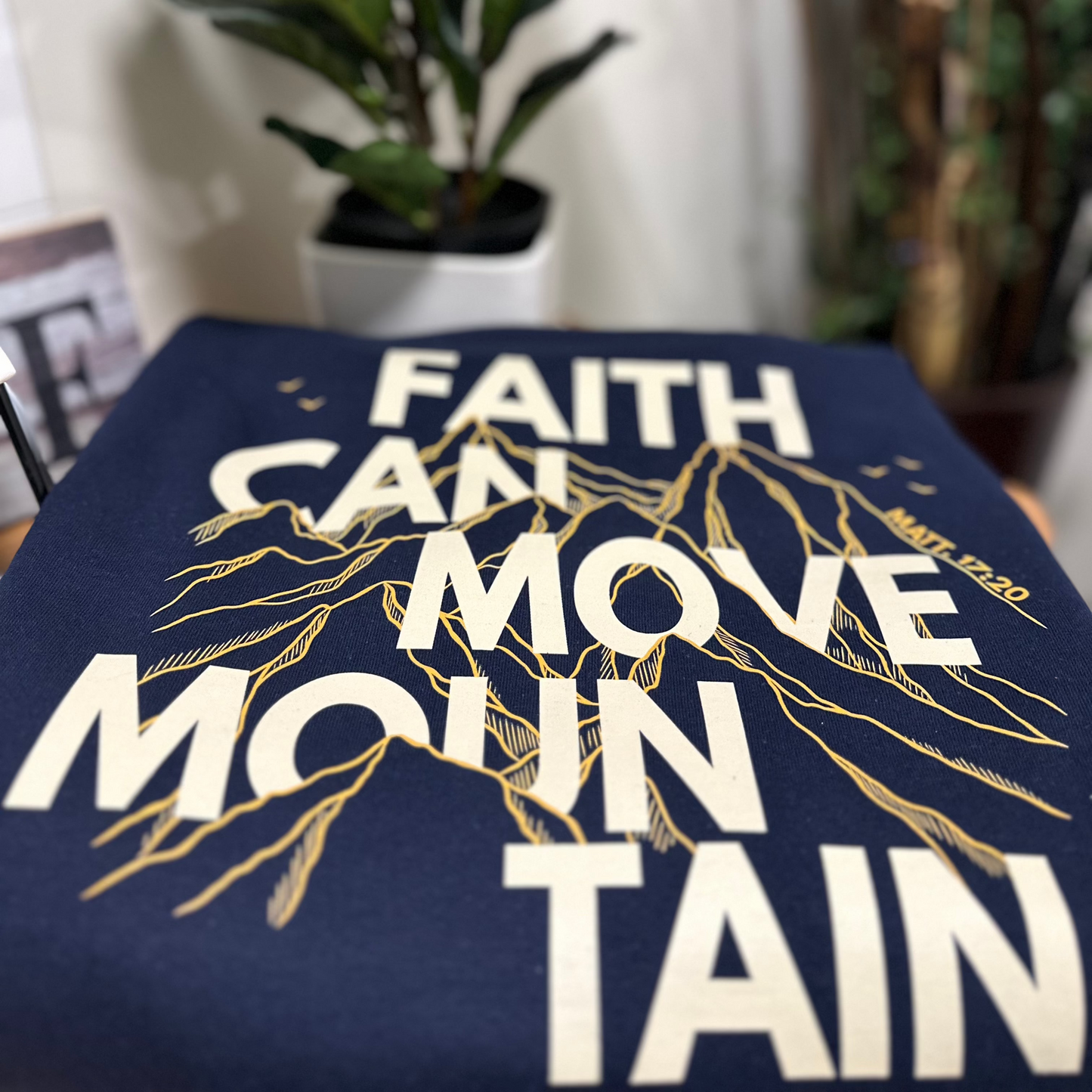 Faith can move mountain Soft style Hooded Sweatshirt