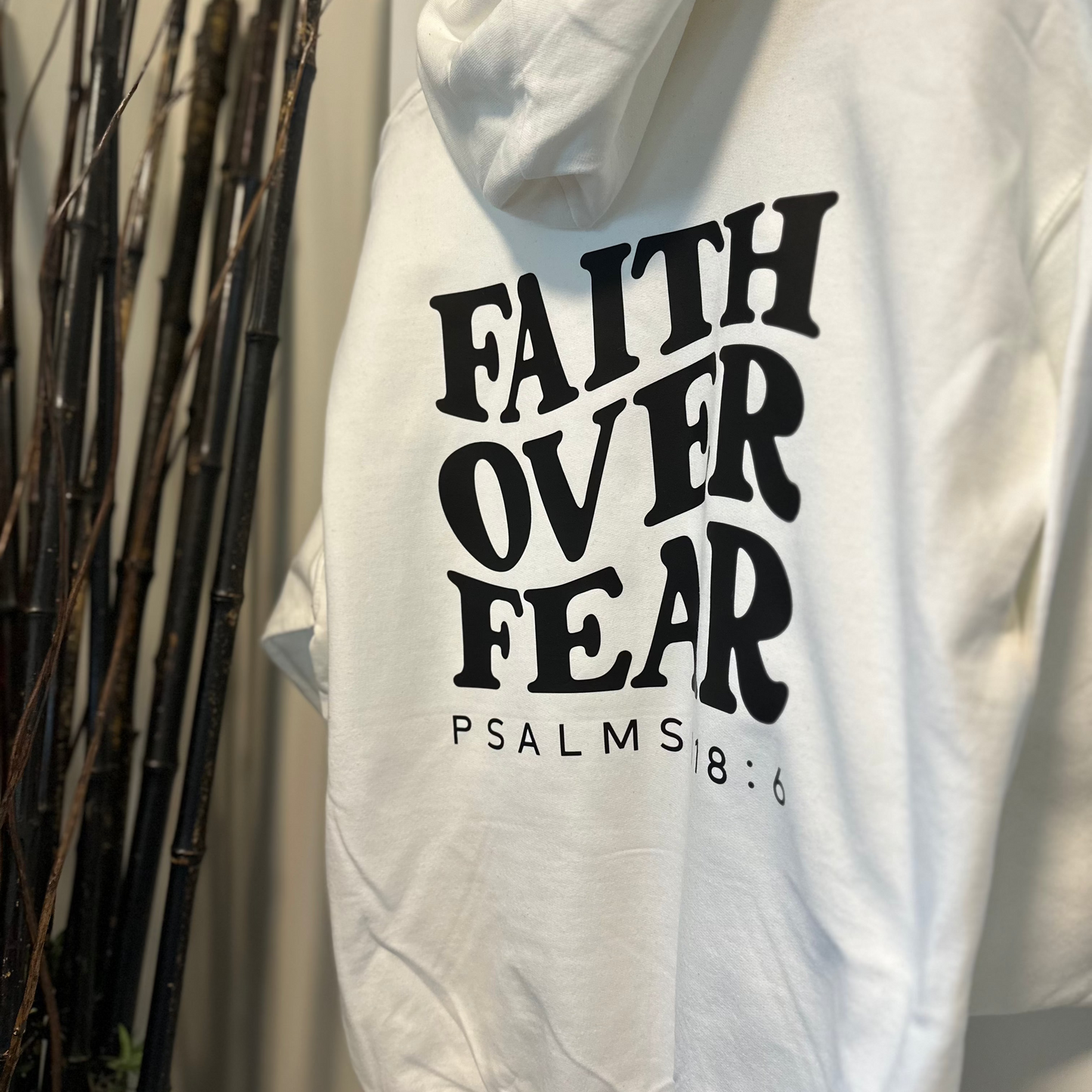 “Faith over fear" Hooded Sweatshirt