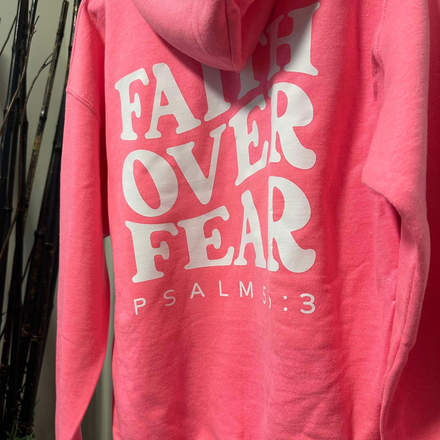 “Faith over fear" Hooded Sweatshirt