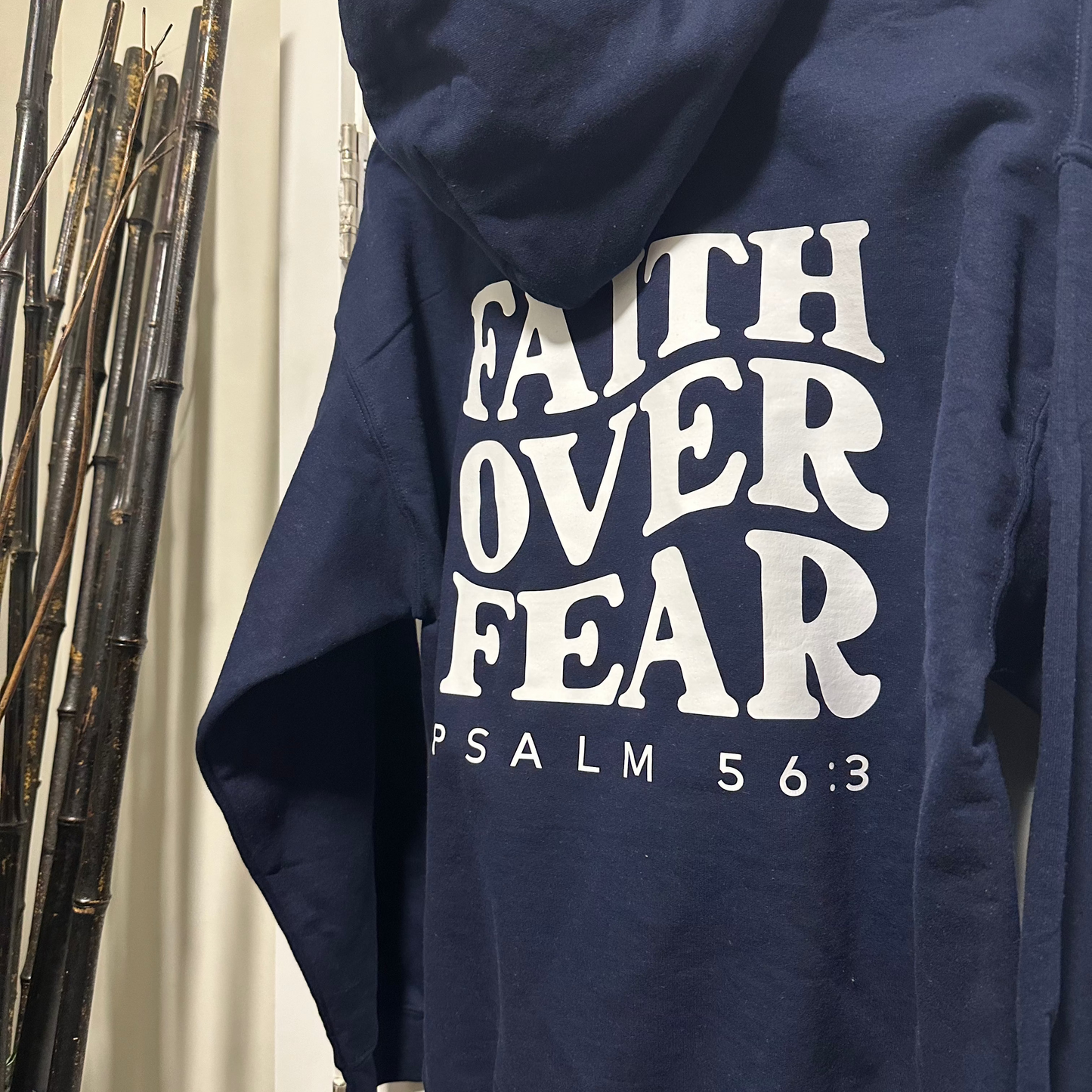 “Faith over fear" Hooded Sweatshirt