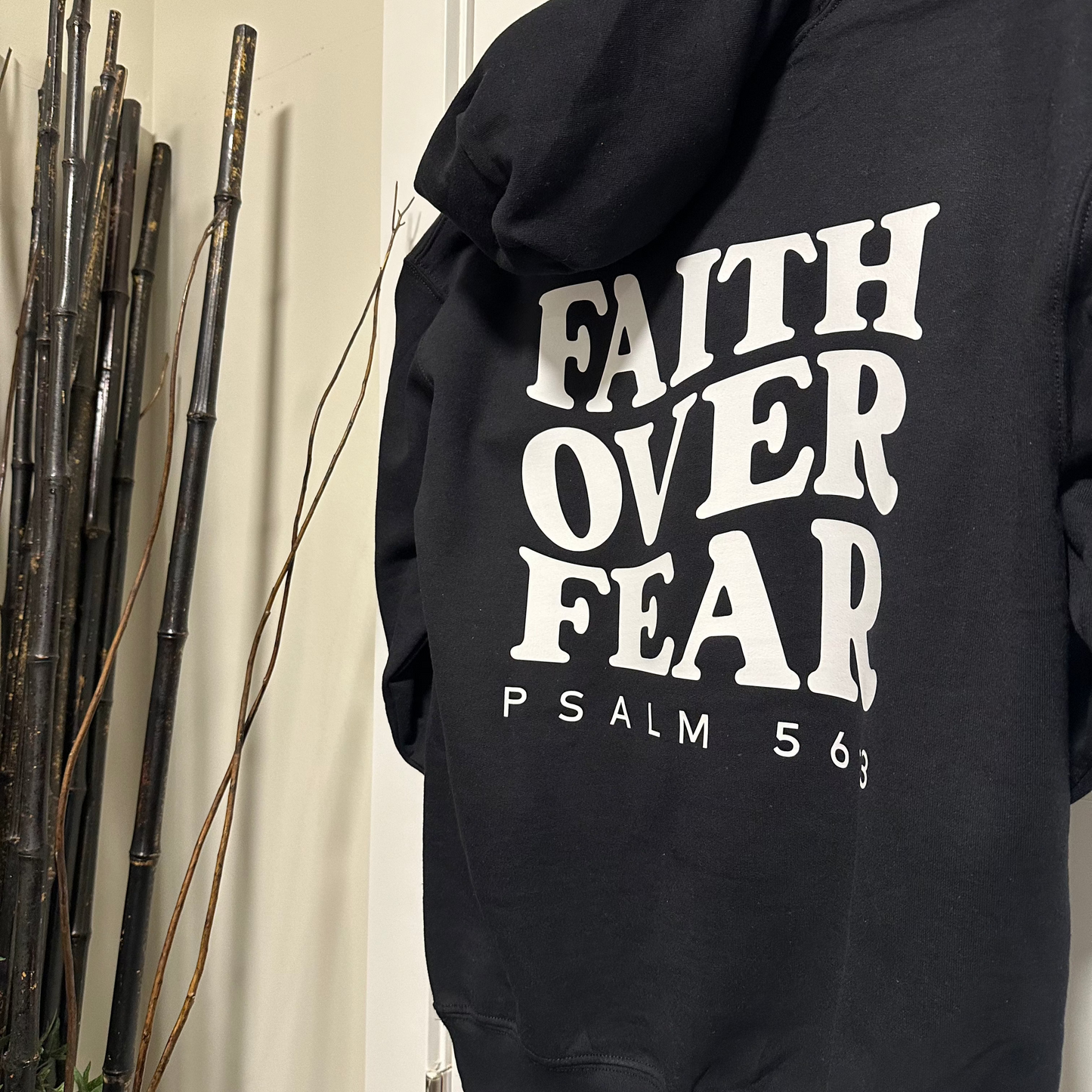 “Faith over fear" Hooded Sweatshirt