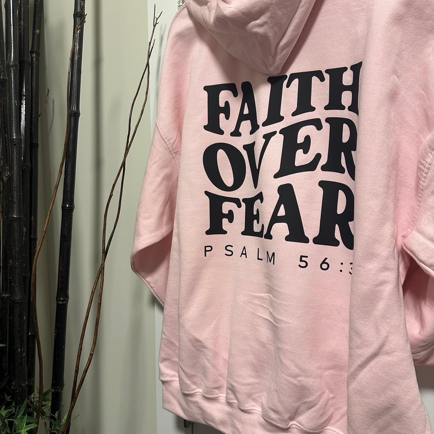 “Faith over fear" Hooded Sweatshirt