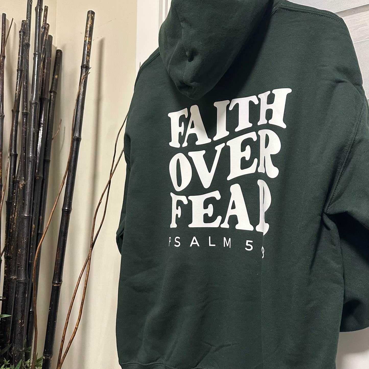 “Faith over fear" Hooded Sweatshirt