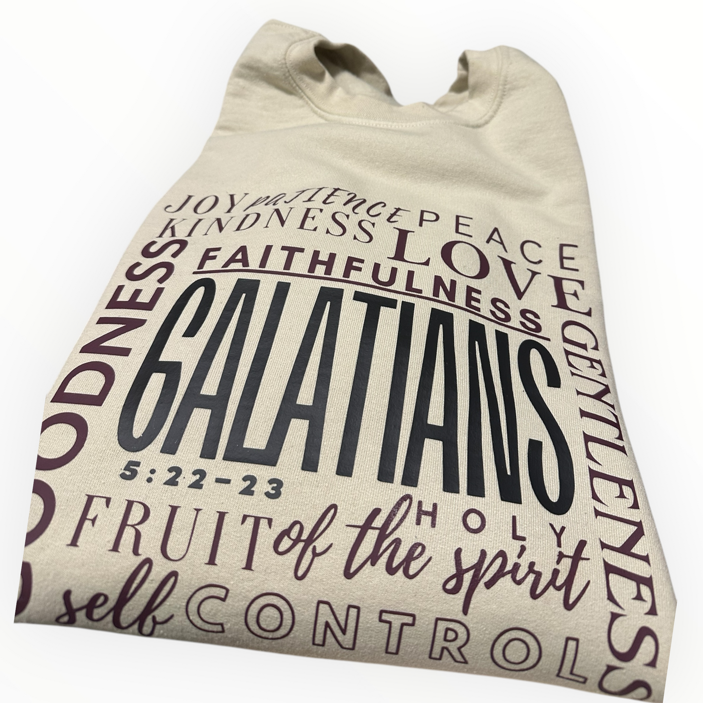 Fruit of the Holy Spirit Soft style Crewneck Sweatshirt