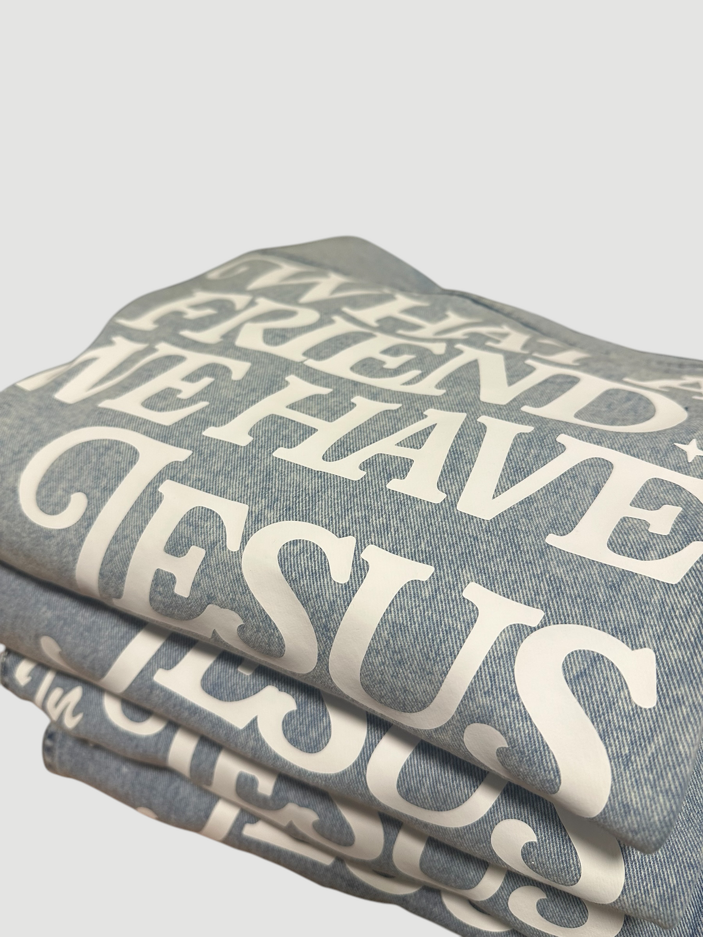 "John 15:13" Customized Denim Jacket