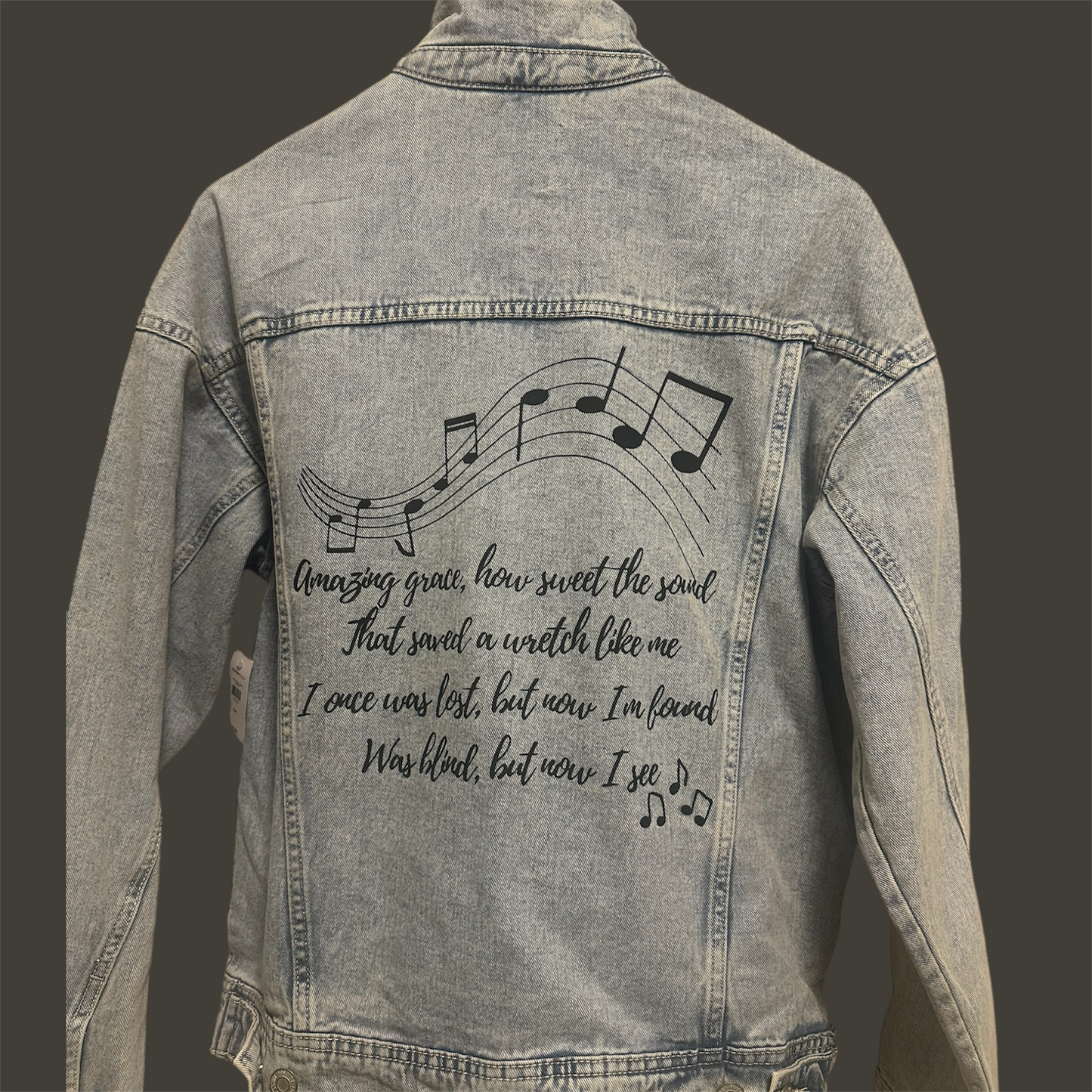 "John 15:13" Customized Denim Jacket