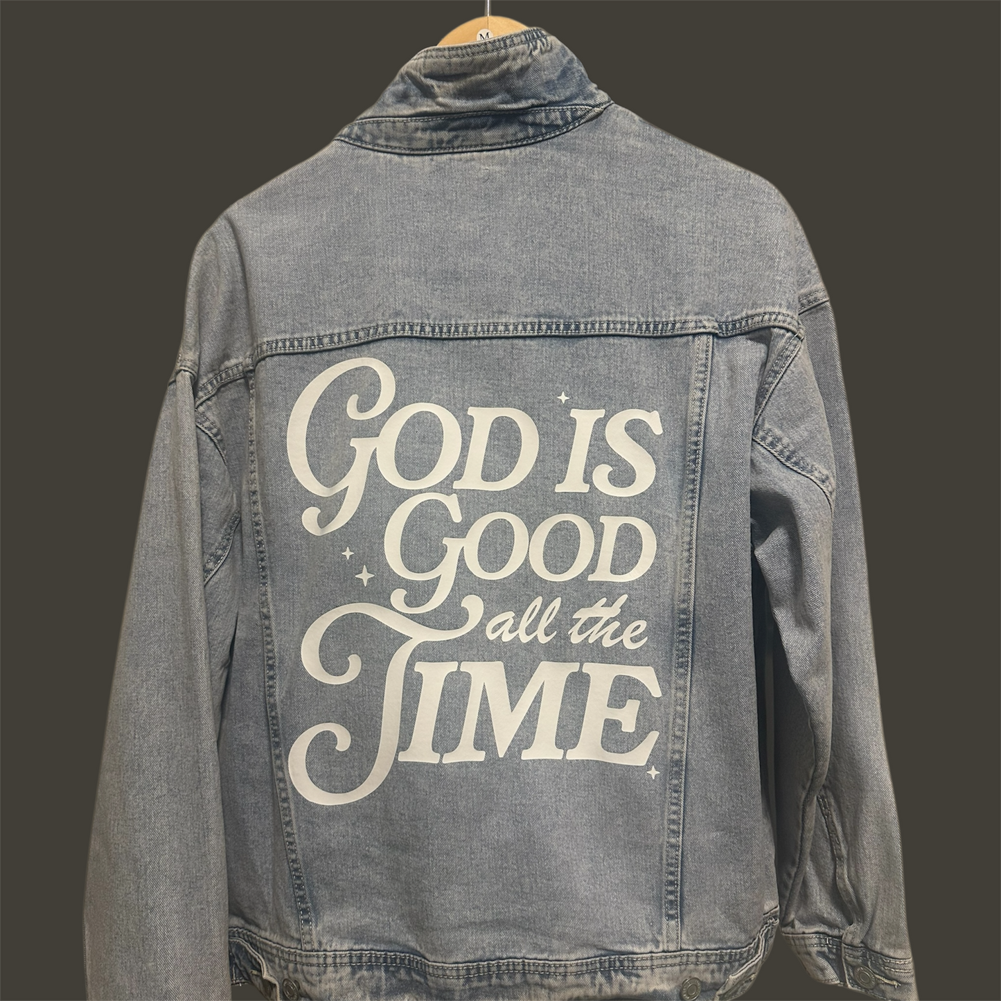 "John 15:13" Customized Denim Jacket