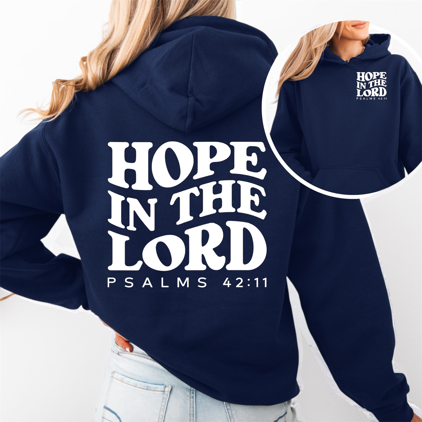 "Hope in the Lord" Hooded Sweatshirt
