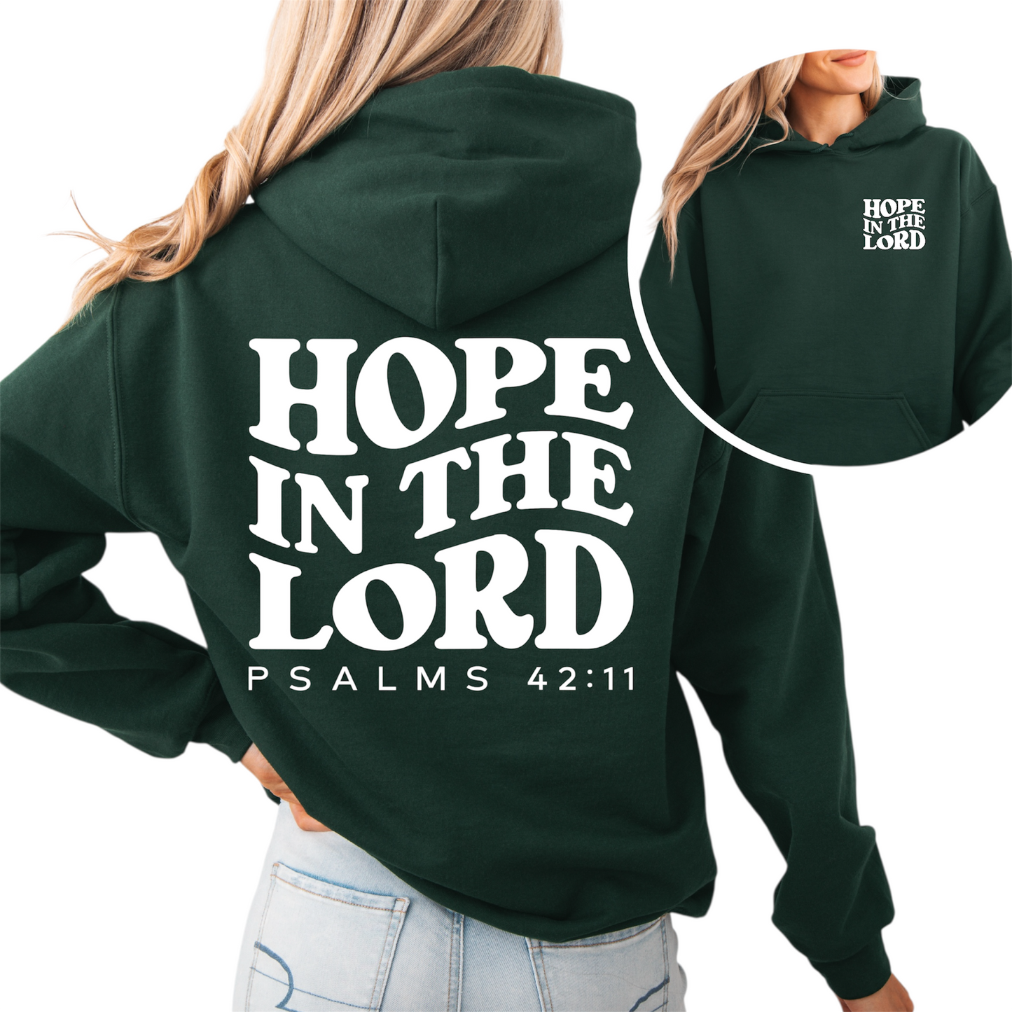 "Hope in the Lord" Hooded Sweatshirt