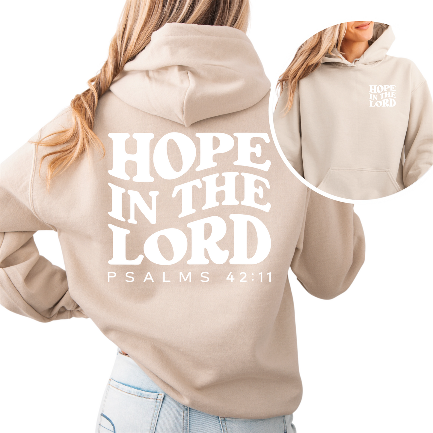 "Hope in the Lord" Hooded Sweatshirt