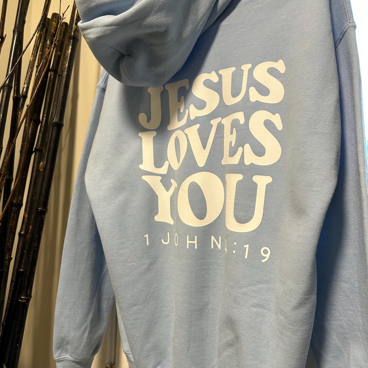 “Jesus Loves You" Hooded Sweatshirt