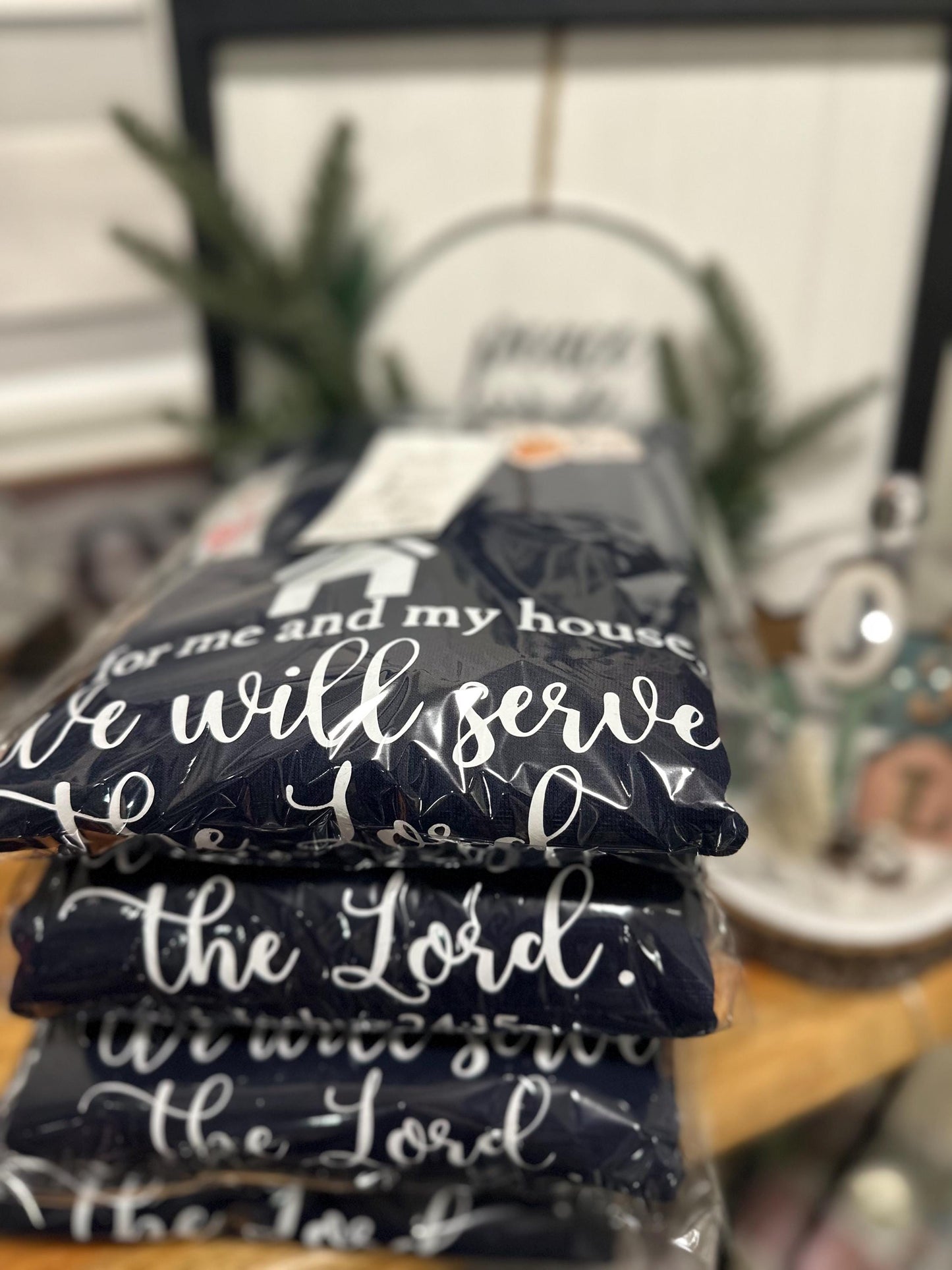 “As for me and my house, we will serve the Lord” Crewneck Sweatshirt