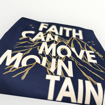 Faith can move mountain Soft style Hooded Sweatshirt