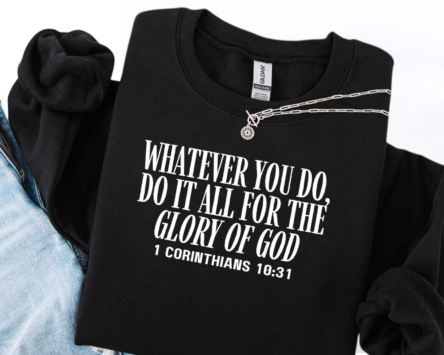 For the glory of God Crewneck Sweatshirt