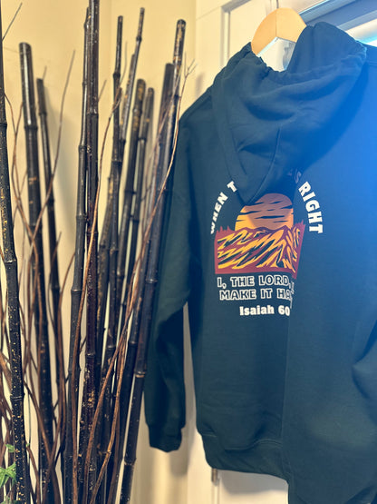"Trust in the Lord with all your heart" Hooded Sweatshirt