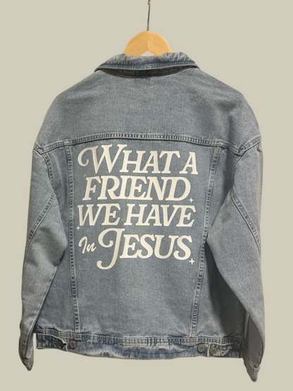 "John 15:13" Customized Denim Jacket