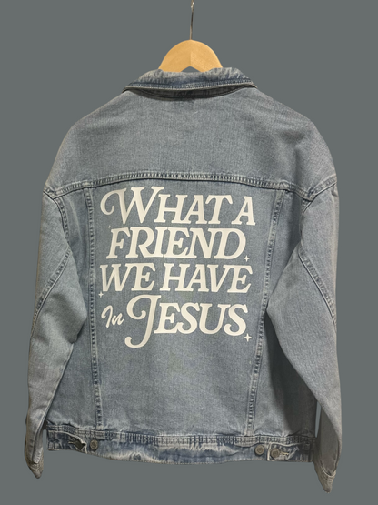 "John 15:13" Customized Denim Jacket