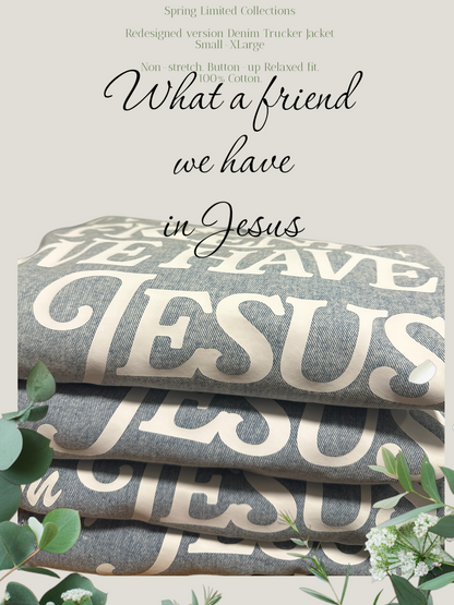 "John 15:13" Customized Denim Jacket