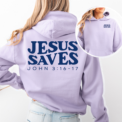 "Jesus Saves" Hooded Sweatshirt