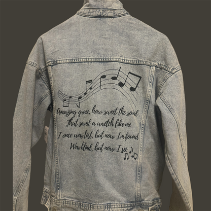 "John 15:13" Customized Denim Jacket