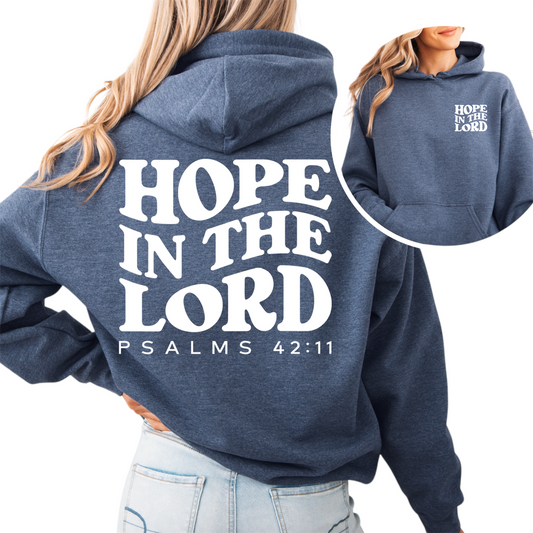 "Hope in the Lord" Hooded Sweatshirt