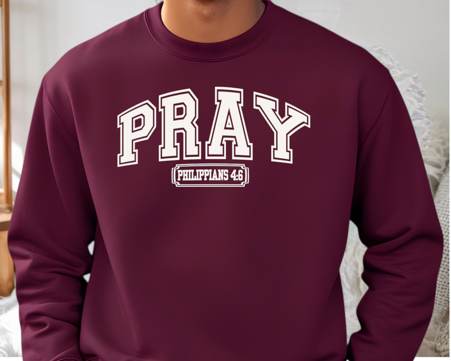 Varsity "Biblical Affirmation" Sweatshirt