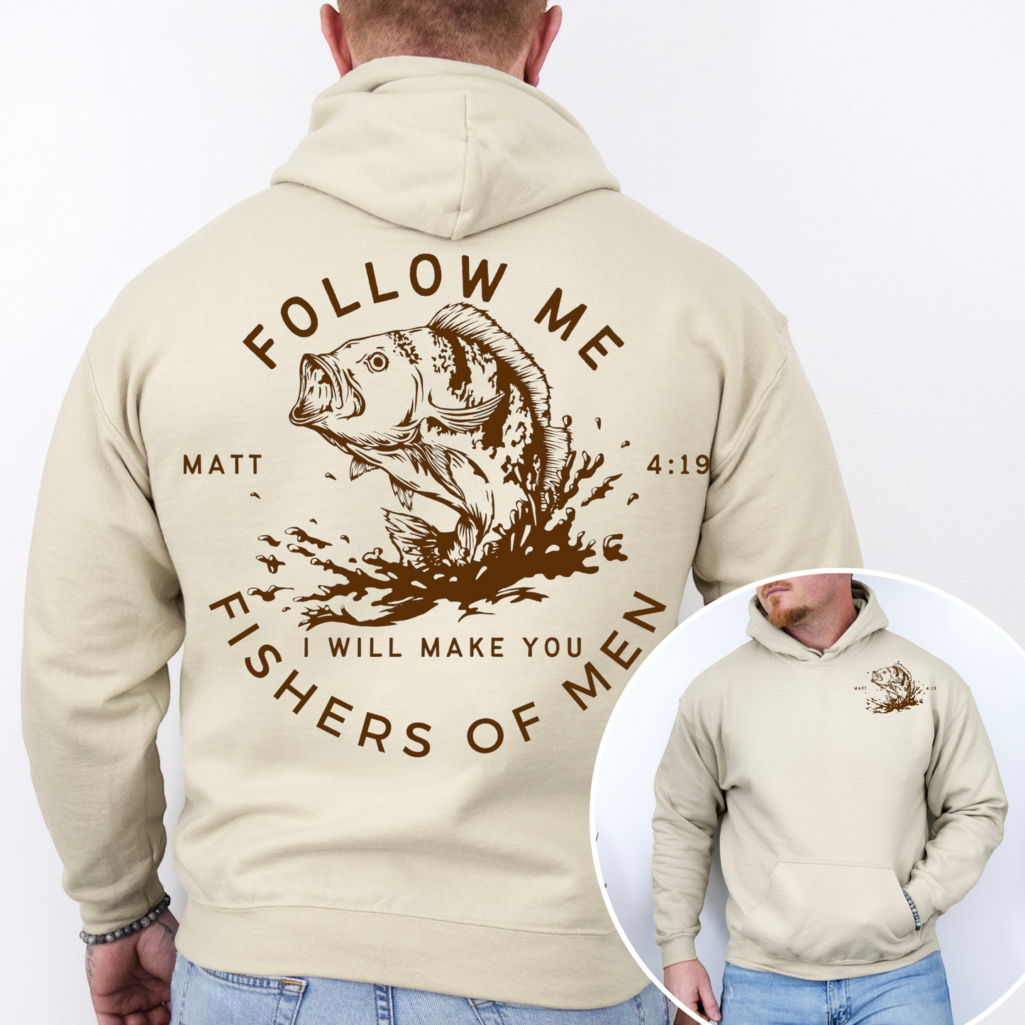 "Fishers of Men" Hooded Sweatshirt