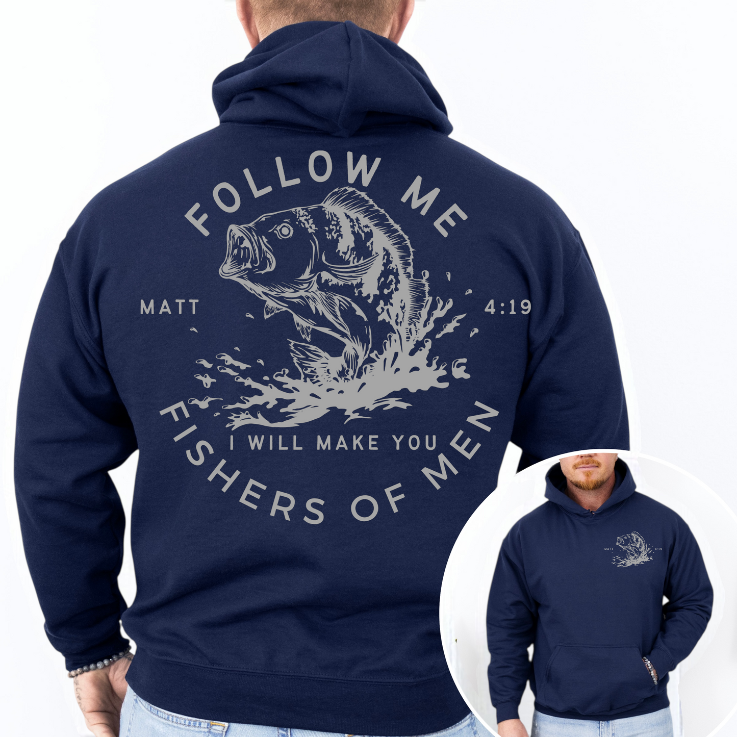 "Fishers of Men" Hooded Sweatshirt