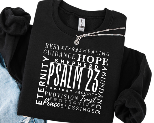 Psalm 23  Crewneck Sweatshirt