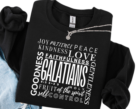 Fruit of the Holy Spirit Soft style Crewneck Sweatshirt