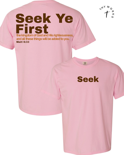 Seek Ye first