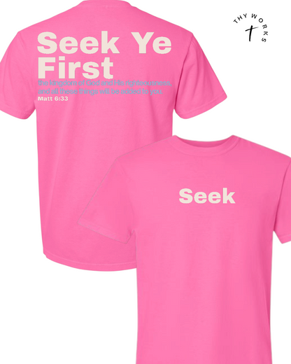 Seek Ye first