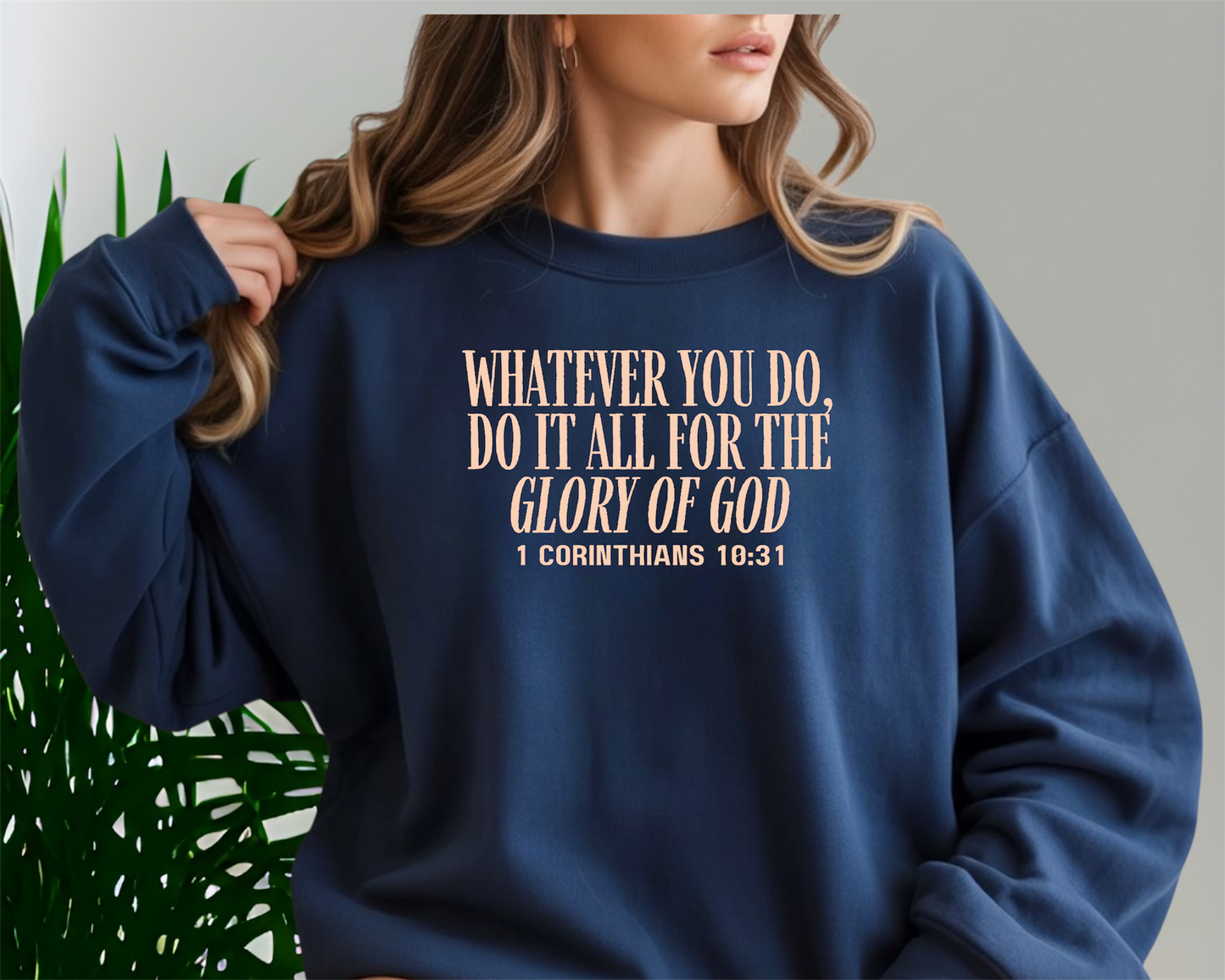 For the glory of God Crewneck Sweatshirt