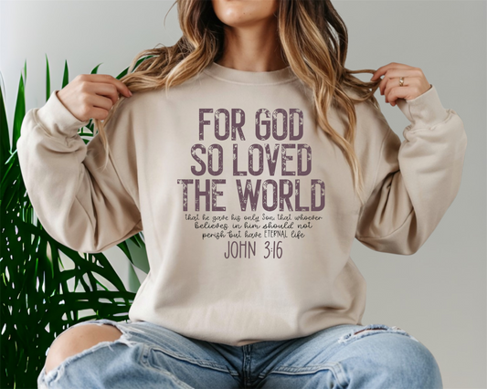 John 3:16 Crewneck