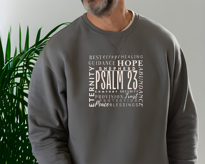 Psalm 23  Crewneck Sweatshirt