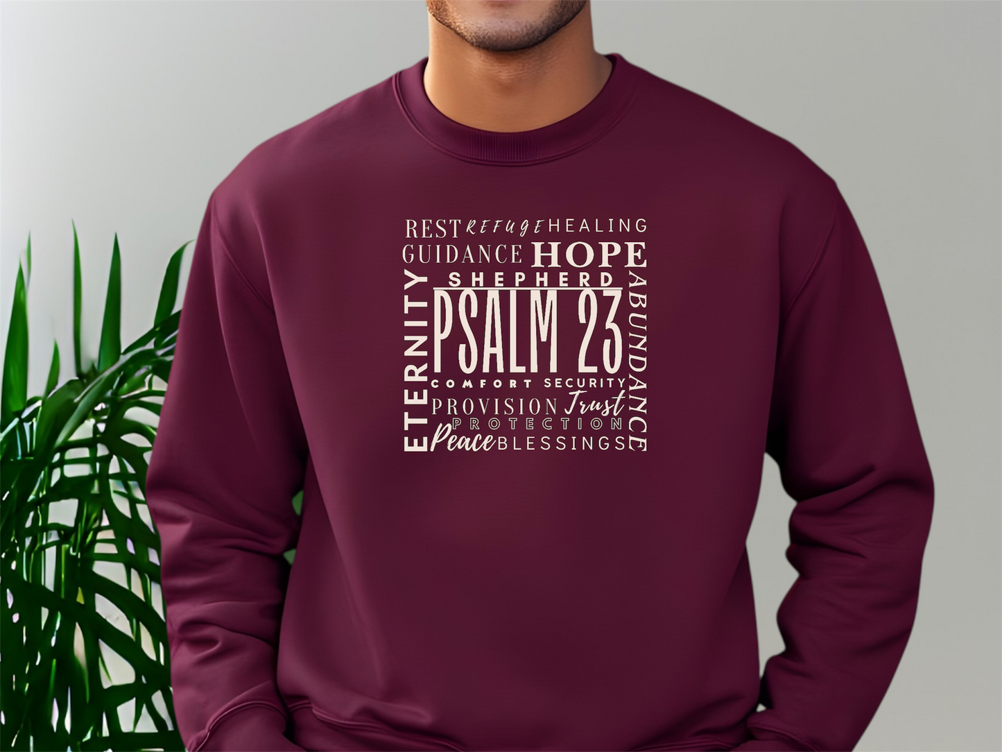 Psalm 23  Crewneck Sweatshirt