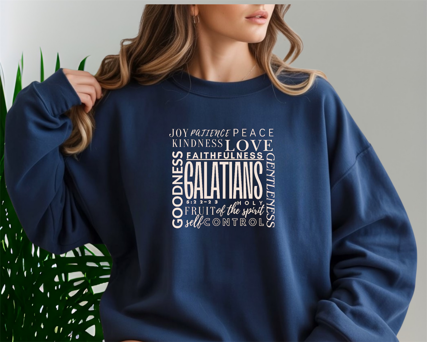 Fruit of the Holy Spirit Soft style Crewneck Sweatshirt