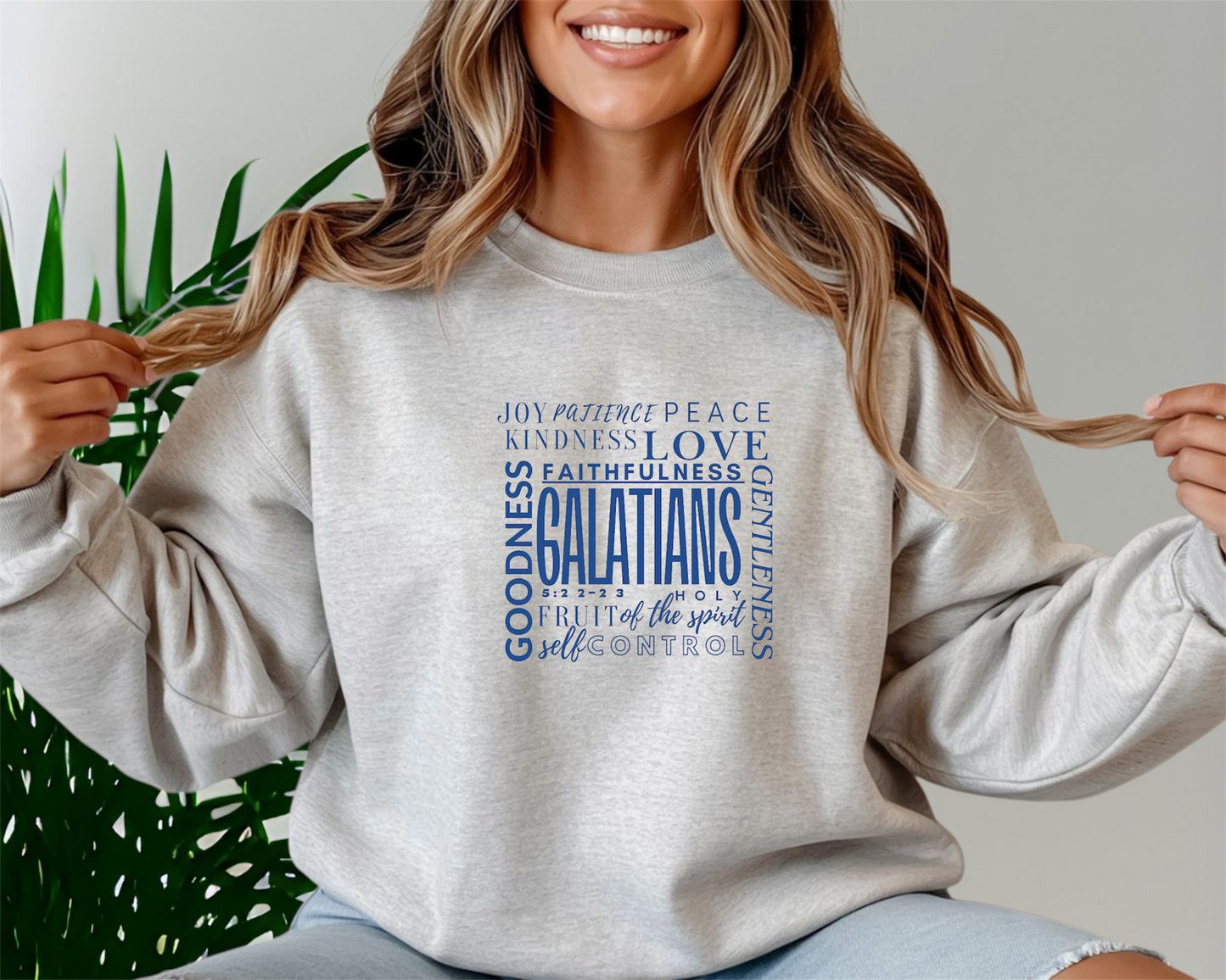 Fruit of the Holy Spirit Soft style Crewneck Sweatshirt