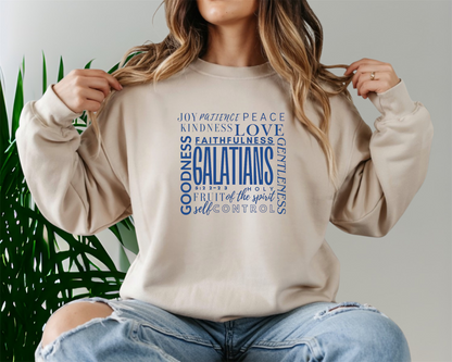 Fruit of the Holy Spirit Soft style Crewneck Sweatshirt