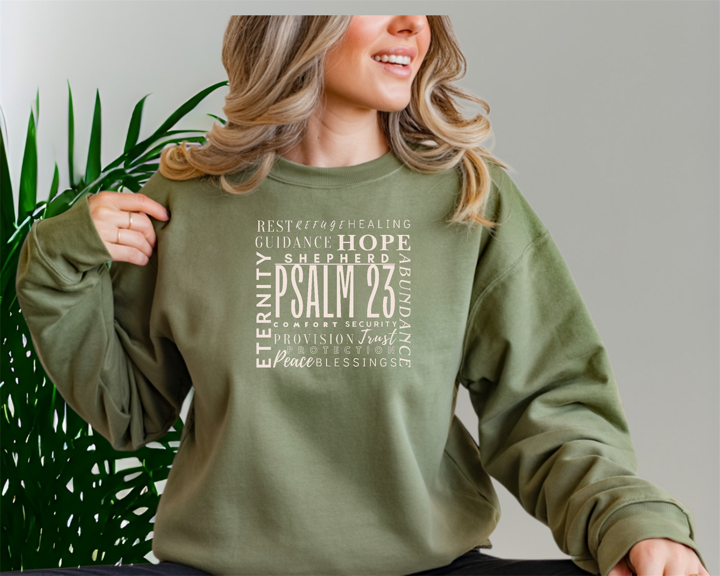 Psalm 23  Crewneck Sweatshirt