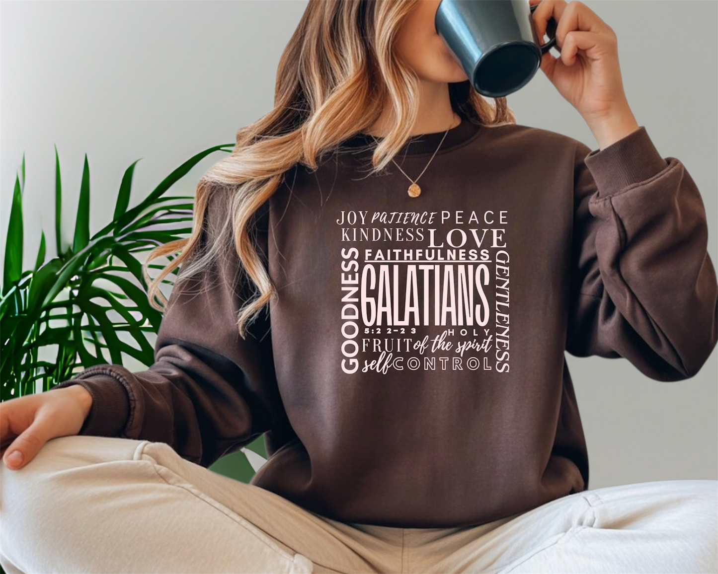 Fruit of the Holy Spirit Soft style Crewneck Sweatshirt