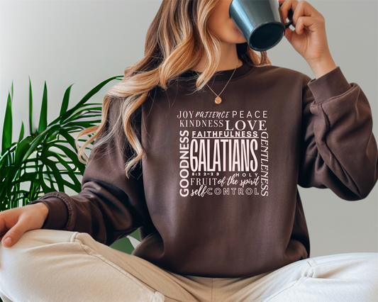 Fruit of the Holy Spirit Soft style Crewneck Sweatshirt