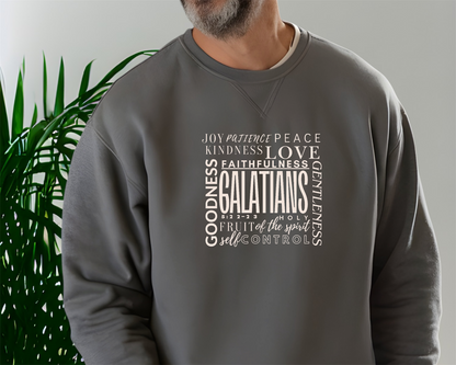 Fruit of the Holy Spirit Soft style Crewneck Sweatshirt
